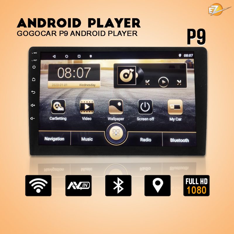 GOGOCAR P9 (AHD)(IPS) SMART ANDROID MP5 PLAYER WITH SOCKET – EZ X-PRESS